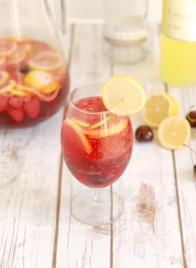 Pink Lemonade Sangria Baking Sense