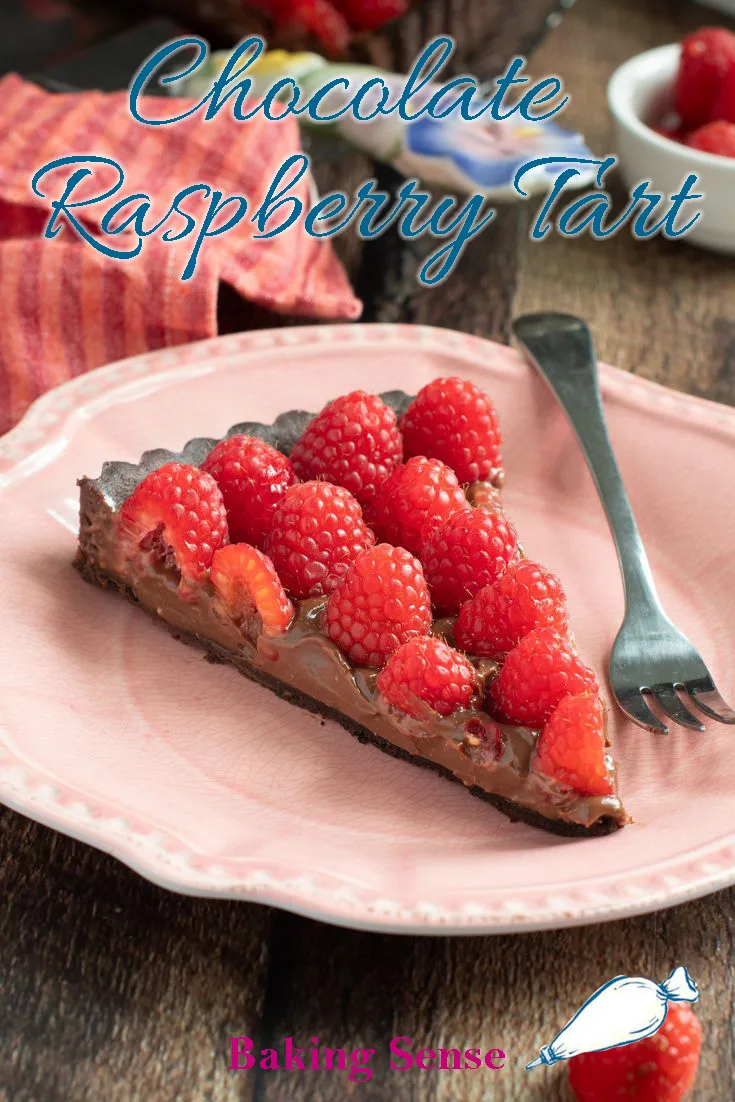 Chocolate Raspberry Tart Baking Sense