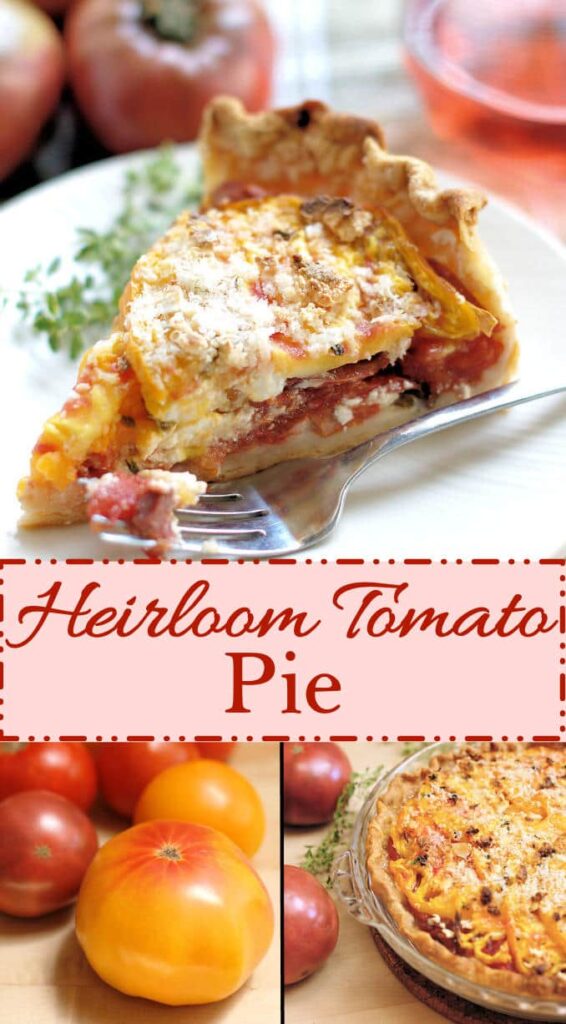 Heirloom Tomato Pie - Baking Sense