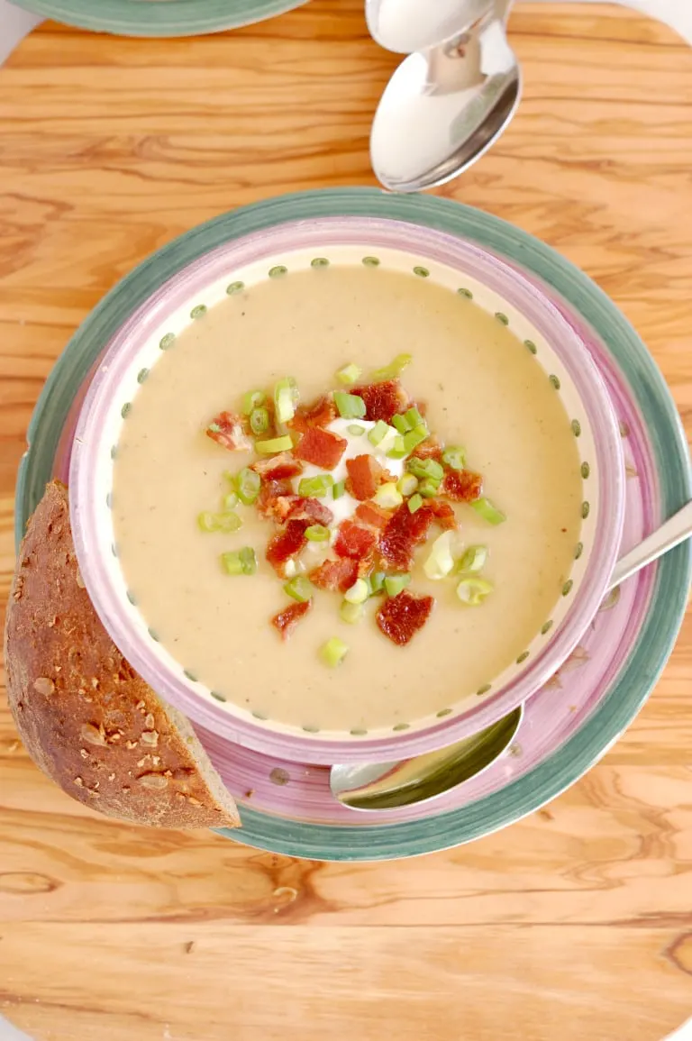 Celeriac, Leek & Potato Soup - Baking Sense