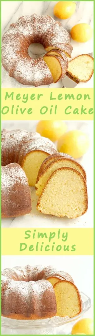 Meyer Lemon Olive Oil Cake - Baking Sense®