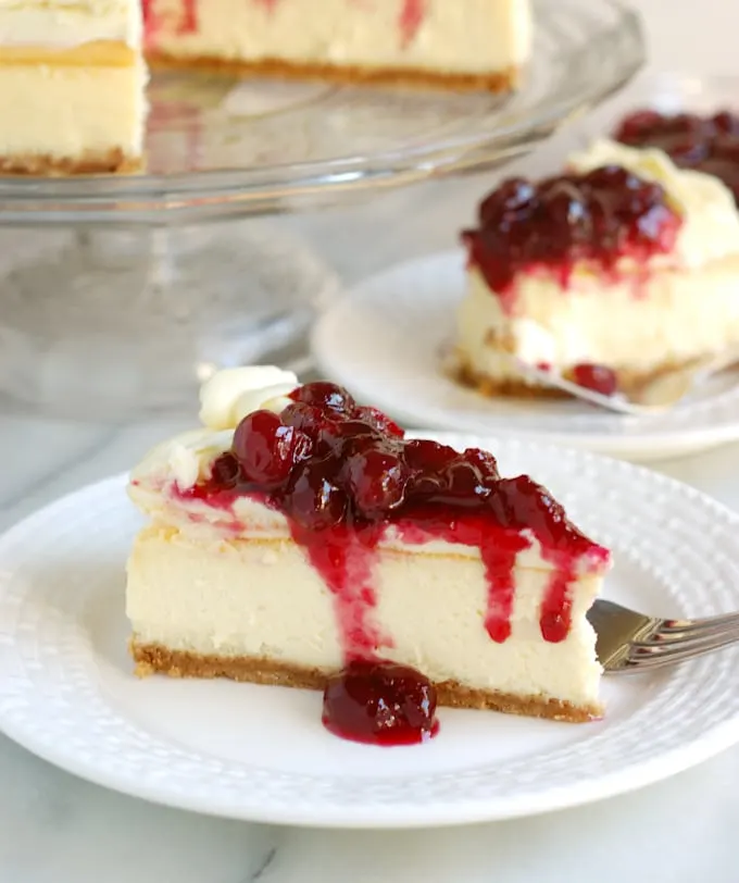 New York Cheesecake with Sour Cherry Topping - Baking Sense®