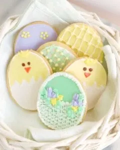 decorated sugar cookies for easter