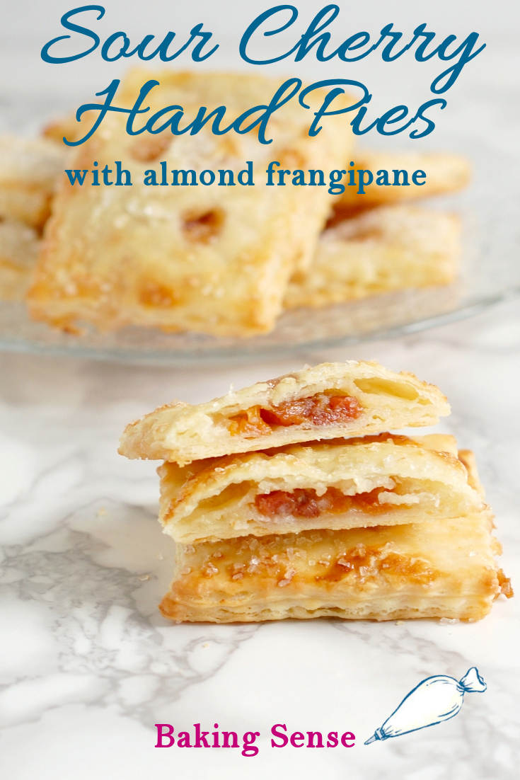 Sour Cherry Hand Pies with Almond Frangipane filling. - Baking Sense®