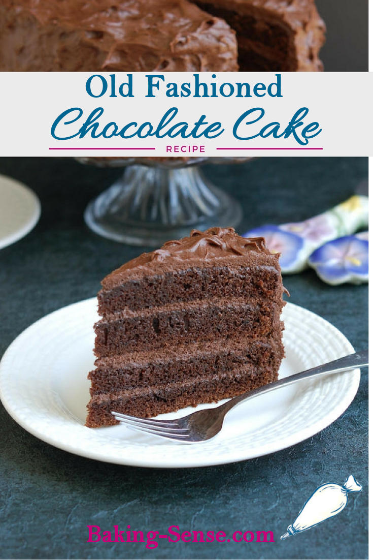 Old Fashioned Chocolate Buttermilk Cake - Baking Sense®