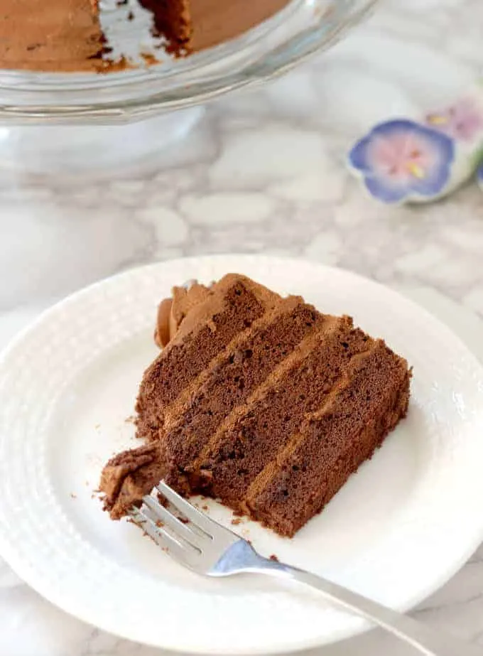 Chocolate-Pumpkin Mousse & Génoise Cake with chocolate ganache Recipe