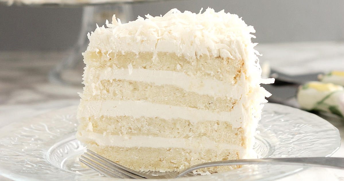 Snow White Coconut Layer Cake - Baking Sense®