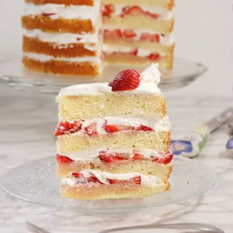 Strawberry Tall Cake Strawberry Chiffon Cake Baking Sense