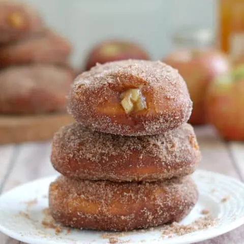 Apple Filled Donuts Baking Sense