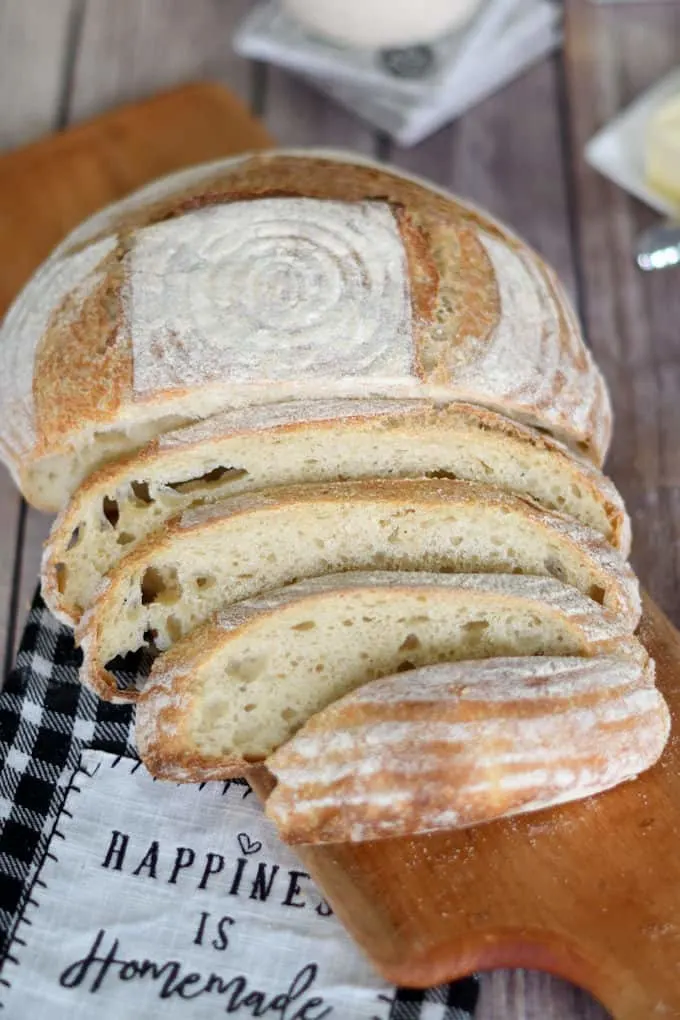 Artisan Dutch Oven Semolina Bread - Lexa's Recipes