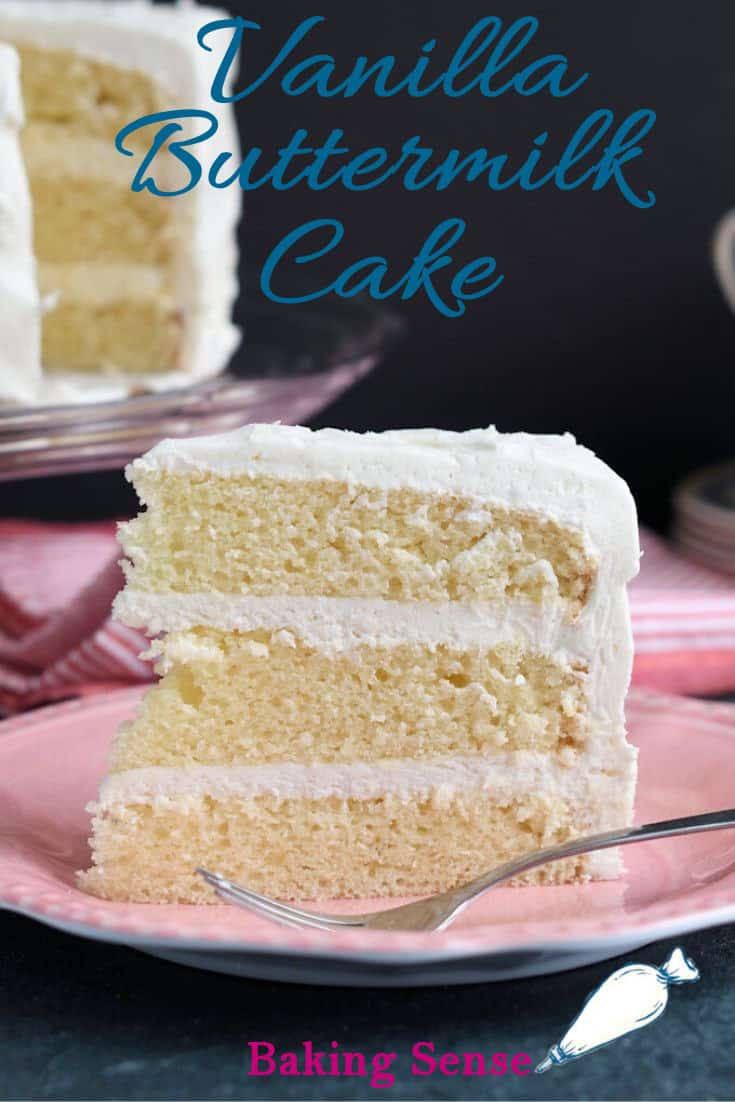 Vanilla Buttermilk Cake - Baking Sense®