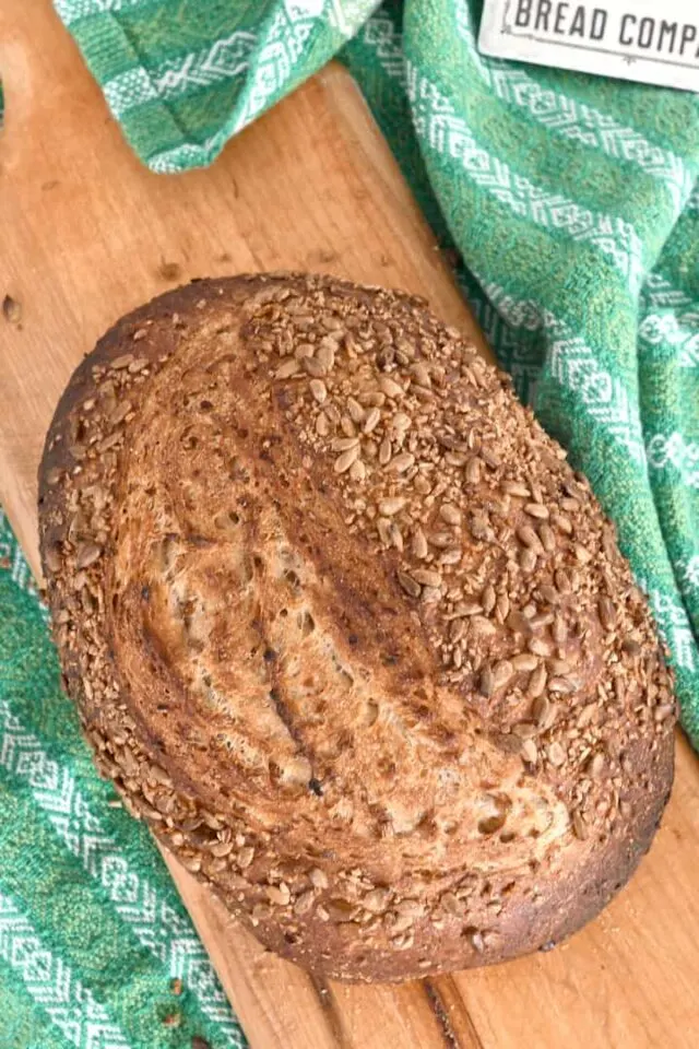 Sourdough Cracked Wheat Bread (Sourdough Bulgur Wheat Bread) - Baking ...