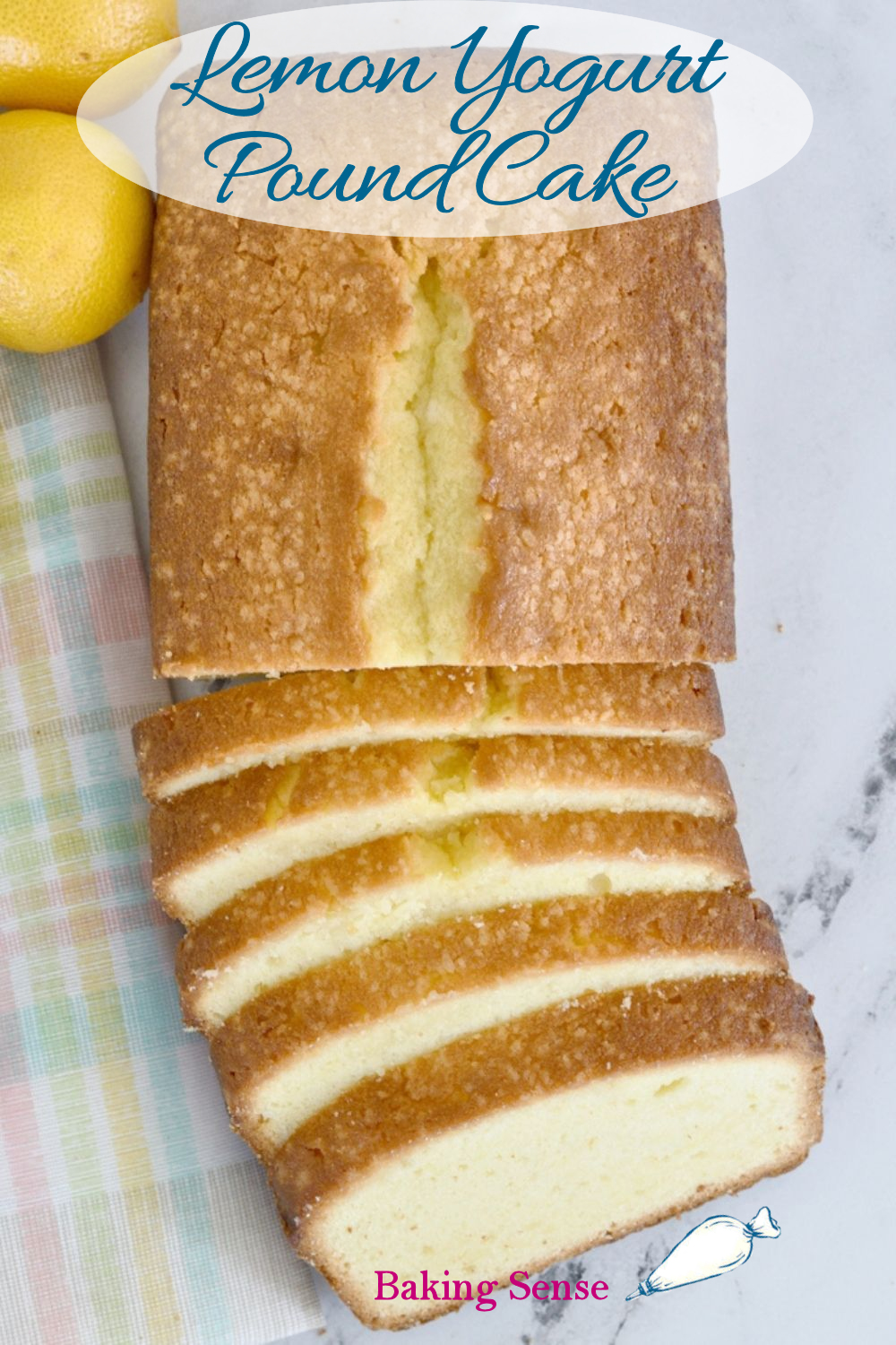 Lemon Yogurt Pound Cake - Baking Sense®