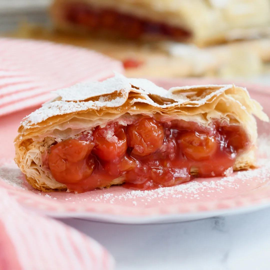 Sour Cherry Strudel Made With Phyllo Dough Baking Sense®