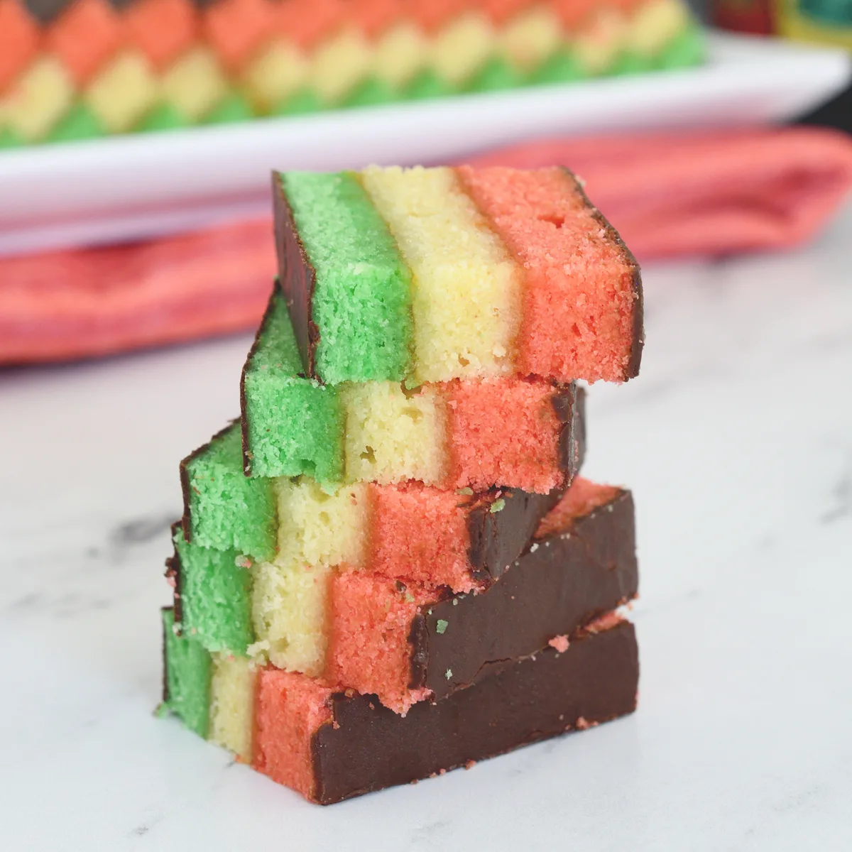 My Kitchen Snippets: Tri-color Marble Cake