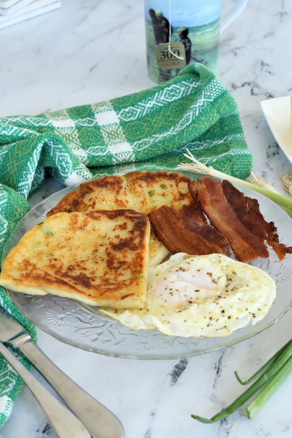 Gluten Free Irish Potato Bread (Potato Farls or Fadge)