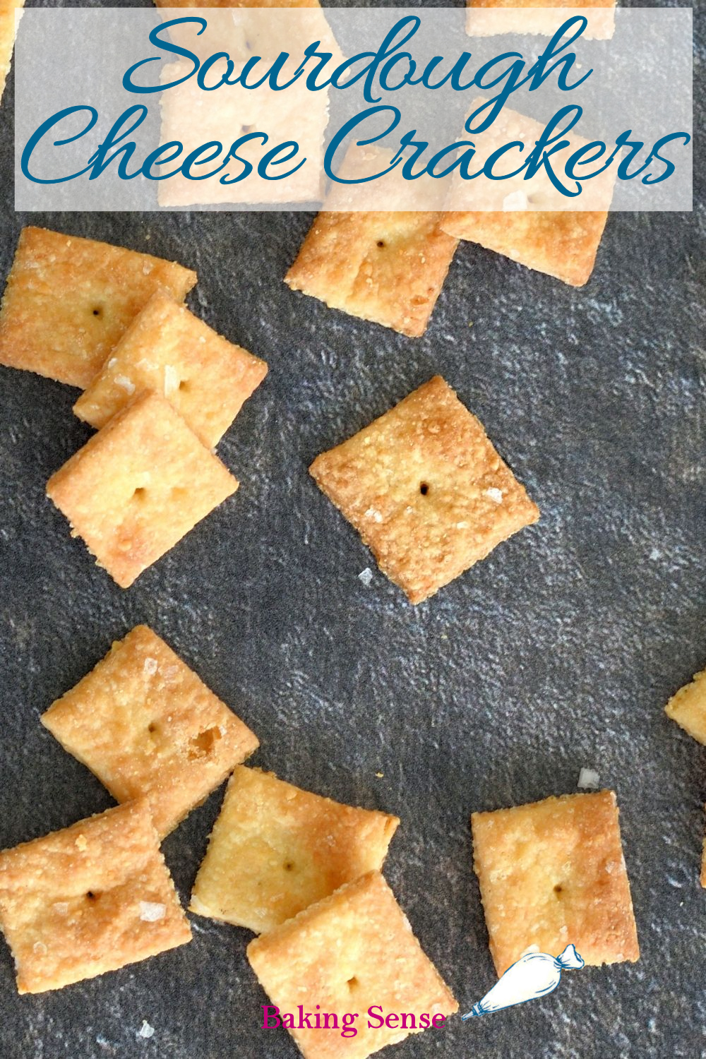 Sourdough Cheese Crackers - Baking Sense®