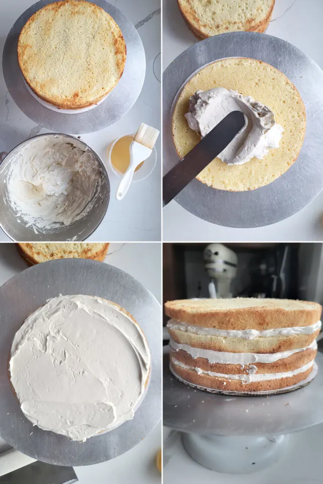 How To Build A 4 Layer Cake - Baking Sense®