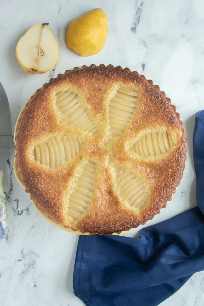 Pear Frangipane Tart (Tarte Bourdaloue) - Baking Sense®